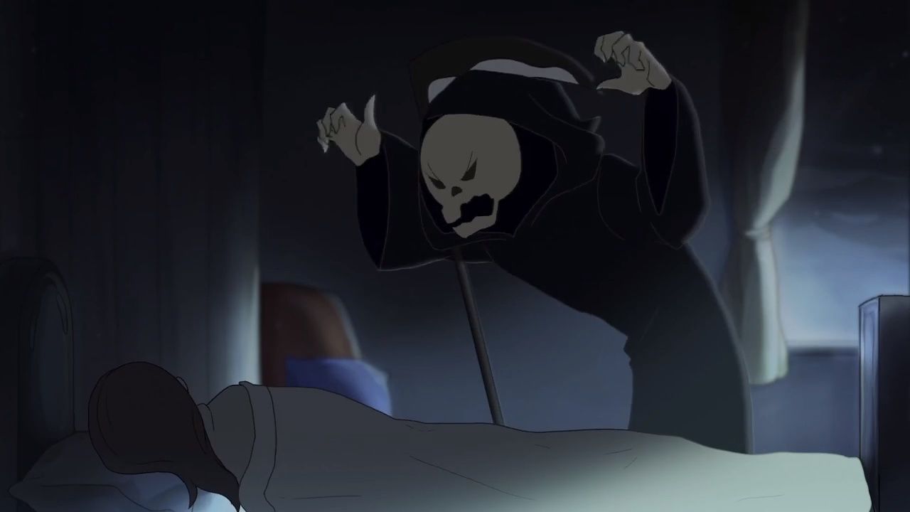 温馨治愈动画短片—《a visit/访问》小女孩与死神