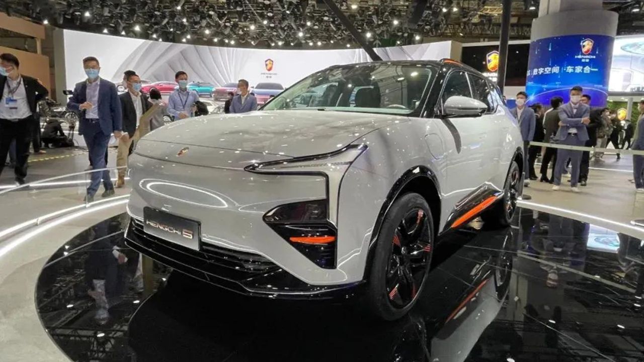 恒大汽车亮相,车展当天卖出了30辆,一起来看看