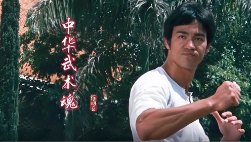一首《中华武术魂》配上李小龙的精彩打斗片段，截拳道格斗真过瘾