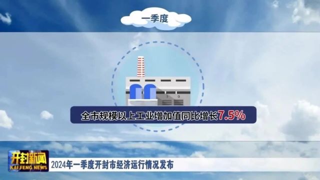 2024年一季度开封市经济运行情况发布