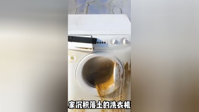 小伙搬来一台洗衣机,拆掉转筒在内部用砖头垒砌,最后效果很意外#手工制作#旧物改造#牛人制作#高手在民间#发明创造