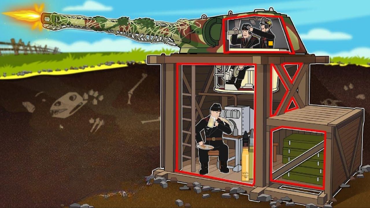 深度解析:二战德国人设计的坦克碉堡