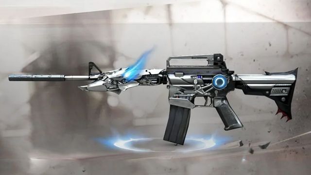 3dmax【CF穿越火线】武器M4A1雷神步枪模型制作教程.3dmax建模基础教程