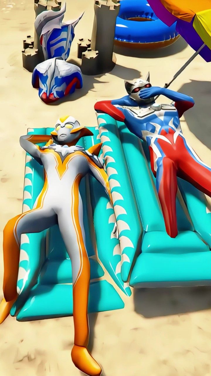 令迦奥特曼帮助小赛罗救出爸爸妈妈 #奥特曼 #二次元 #学生党