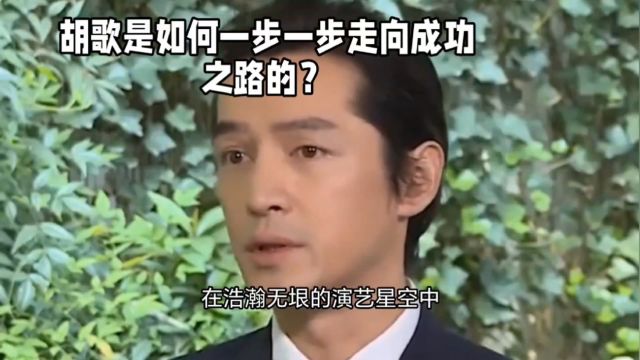 胡歌是如何一步一步走向成功的?