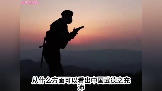 从什么方面可以看出中国武德之充沛?