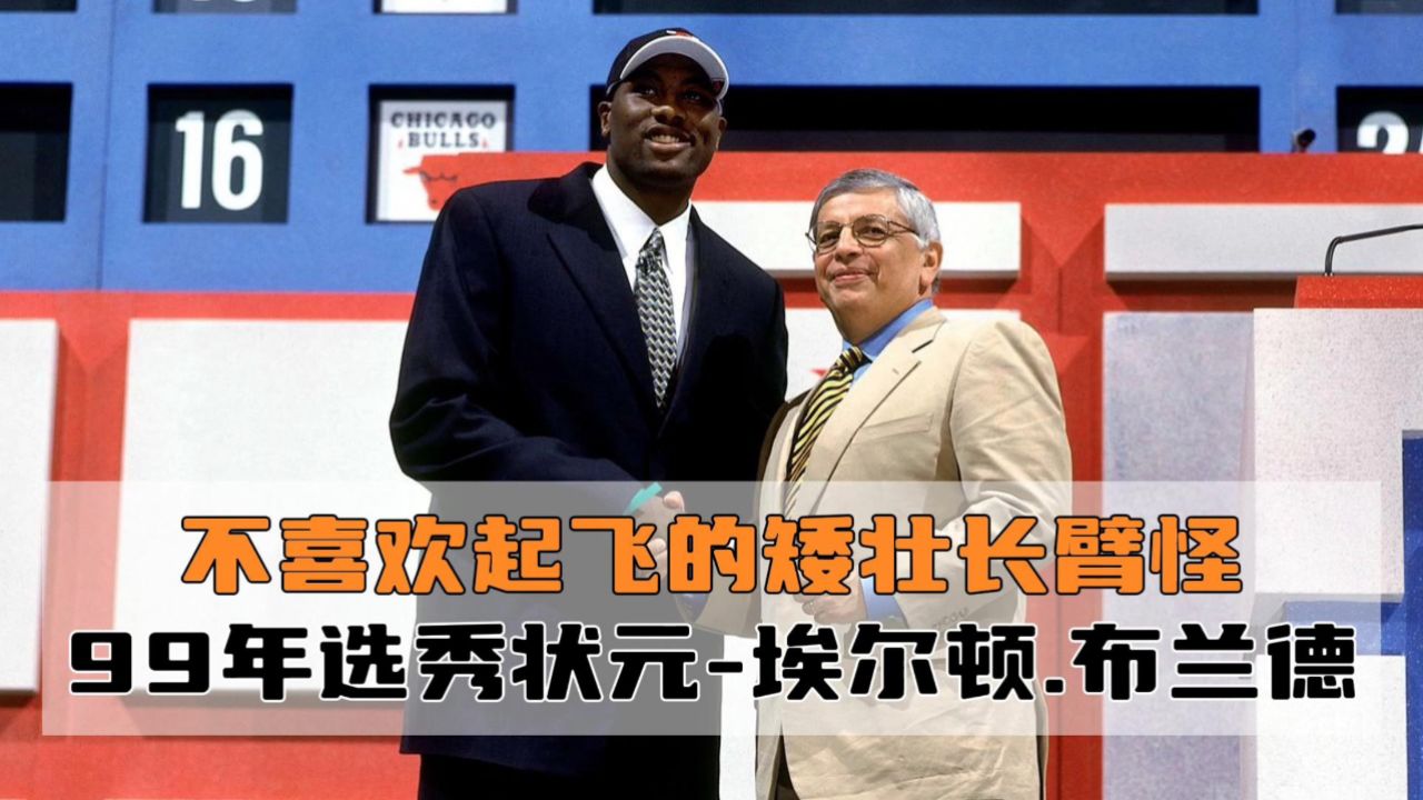 不喜欢起飞的矮壮长臂怪:1999年nba选秀状元——埃尔顿-布兰德