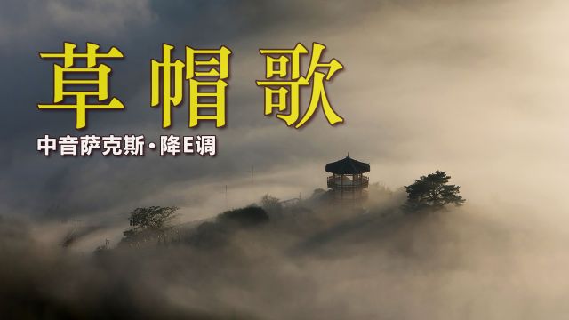 怀旧影视金曲,一曲《草帽歌》萨克斯户外演奏,经典回味无穷!