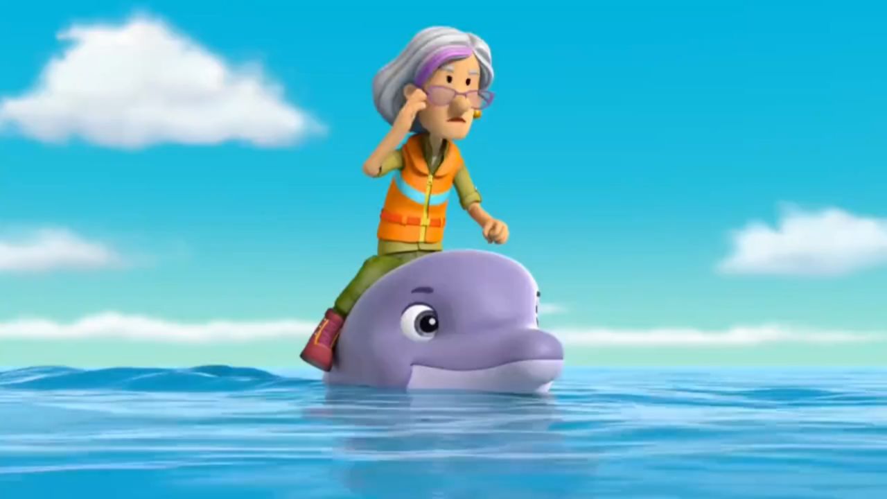 汪汪队:阿宝船长跟法兰索瓦吵着吵着上天了,海鸥神补刀,哈哈哈