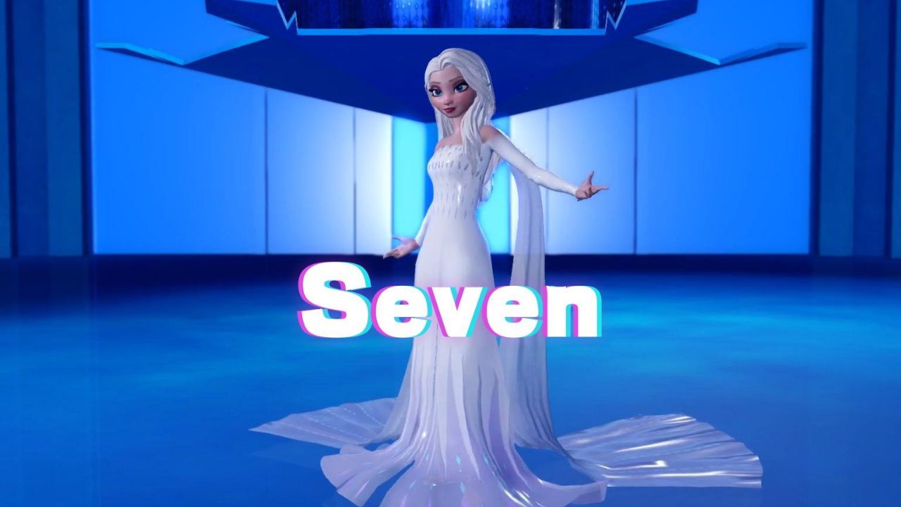 冰雪奇缘2 mmd:艾莎女王的《seven》【爱7015无限大】