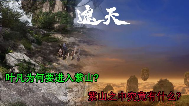 遮天:叶凡为何要进入紫山,紫山之中究竟有什么?