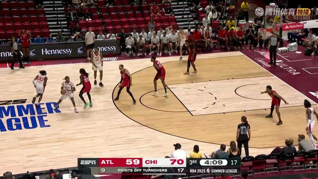 2024/25赛季NBA夏季联赛：老鹰 VS 公牛 全场回放