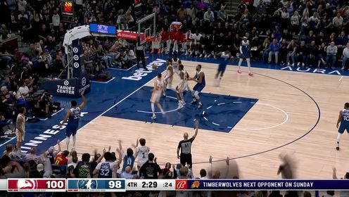 《NBA全场集锦》双状元联手发威！唐斯底线轰进关键三分 爱德华兹中投精准连续命中