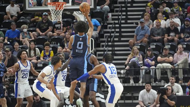 威尔斯vs76人集锦 狂砍27分6篮板关键时刻压哨绝杀