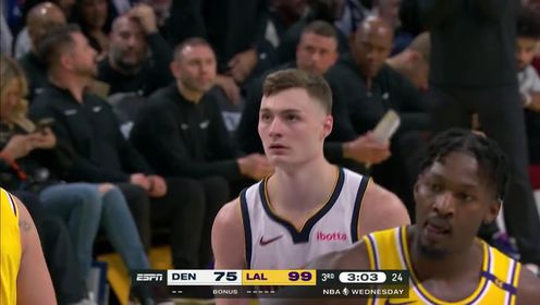 《洛杉矶湖人》【回放】NBA常规赛：掘金vs湖人英文原声全场回放