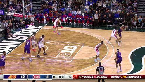 《NBA全场集锦》坎宁安铁索横江大帽布克 艾维快攻跟进上篮建功