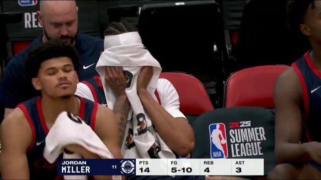 NBA夏季联赛：快船vs爵士第3节英文原声回放