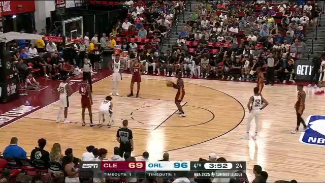 NBA夏季联赛：骑士vs魔术第4节英文原声回放
