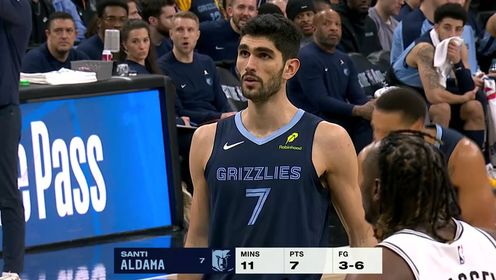 《圣安东尼奥马刺》NBA常规赛：灰熊vs马刺第2节中文解说回放