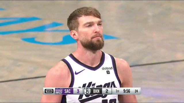 NBA常规赛：国王vs篮网第1节中文解说回放
