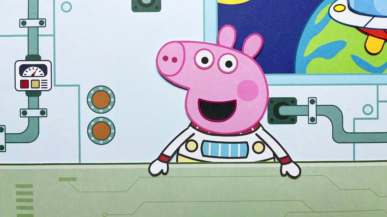 小猪佩奇在太空能吃什么呢?