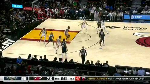 《迈阿密热火》【回放】NBA季前赛：鹈鹕vs热火第3节英文原声回放