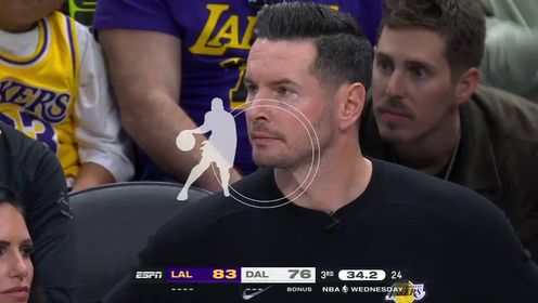 《达拉斯独行侠》NBA常规赛：湖人vs独行侠第3节英文原声回放
