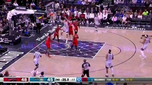 《NBA全场集锦》NBA常规赛：猛龙vs魔术第2节中文解说回放
