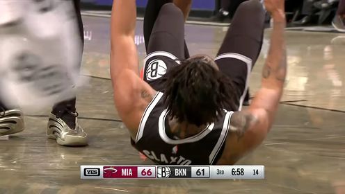 《布鲁克林篮网》NBA常规赛：热火vs篮网第3节中文解说回放