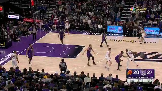 NBA常规赛：太阳vs国王第1接中文解说回放