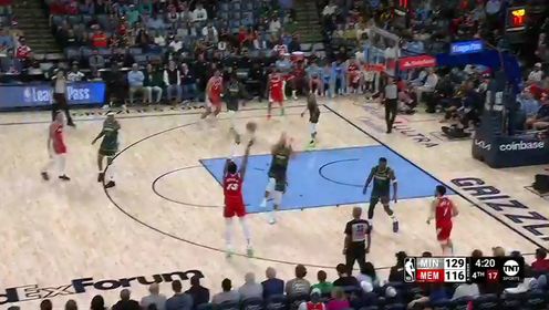 《NBA全场集锦》【回放】森林狼vs灰熊第4节英文原声回放