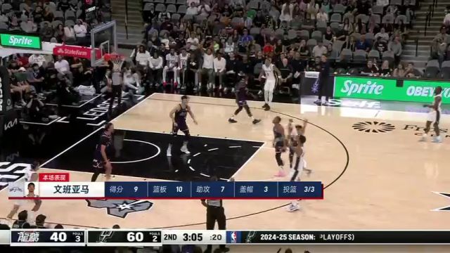 NBA季前赛：广州龙狮vs马刺第4节中文解说回放